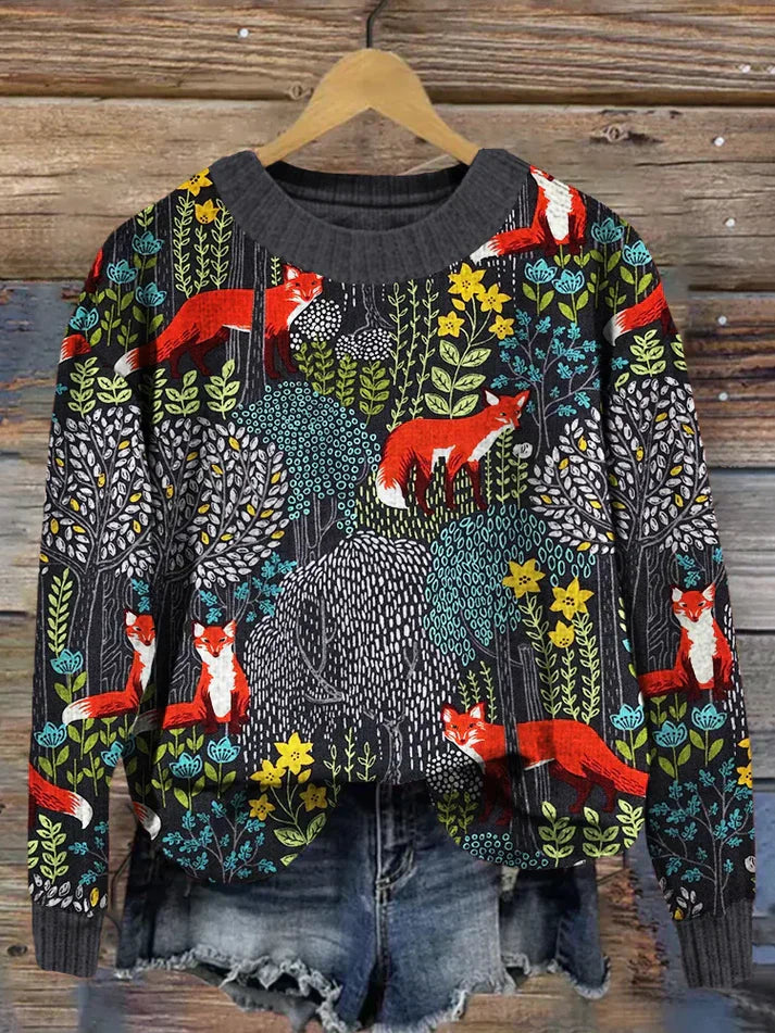 Retro Trui Vintage Look voor Vrouwen