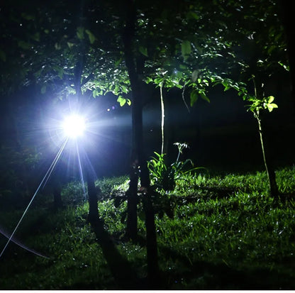 LED Hoofdlamp Oplaadbaar 2000 Lumen met Zoomfunctie Waterdicht Handsfree Verlichting voor Wandelen