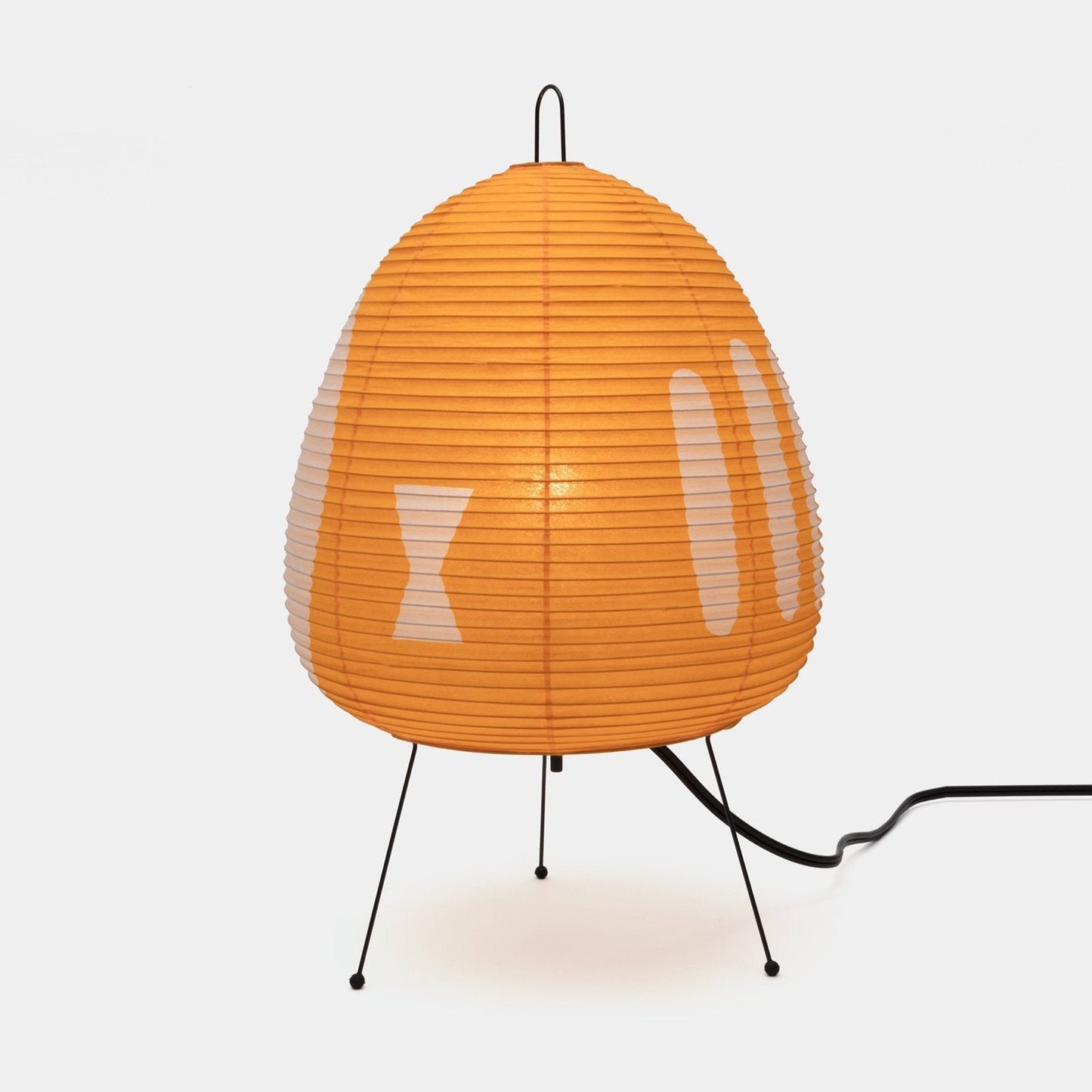 Tafellamp Rijstpapier Japans Design Retro Met IJzeren Voet 47cm E27