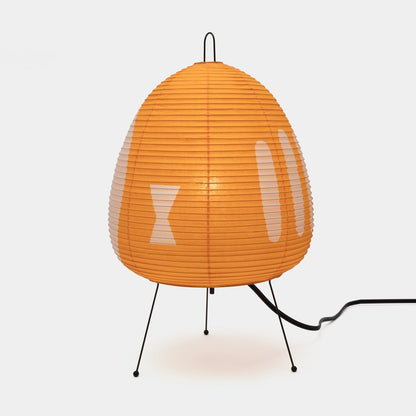 Tafellamp Rijstpapier Japans Design Retro Met IJzeren Voet 47cm E27