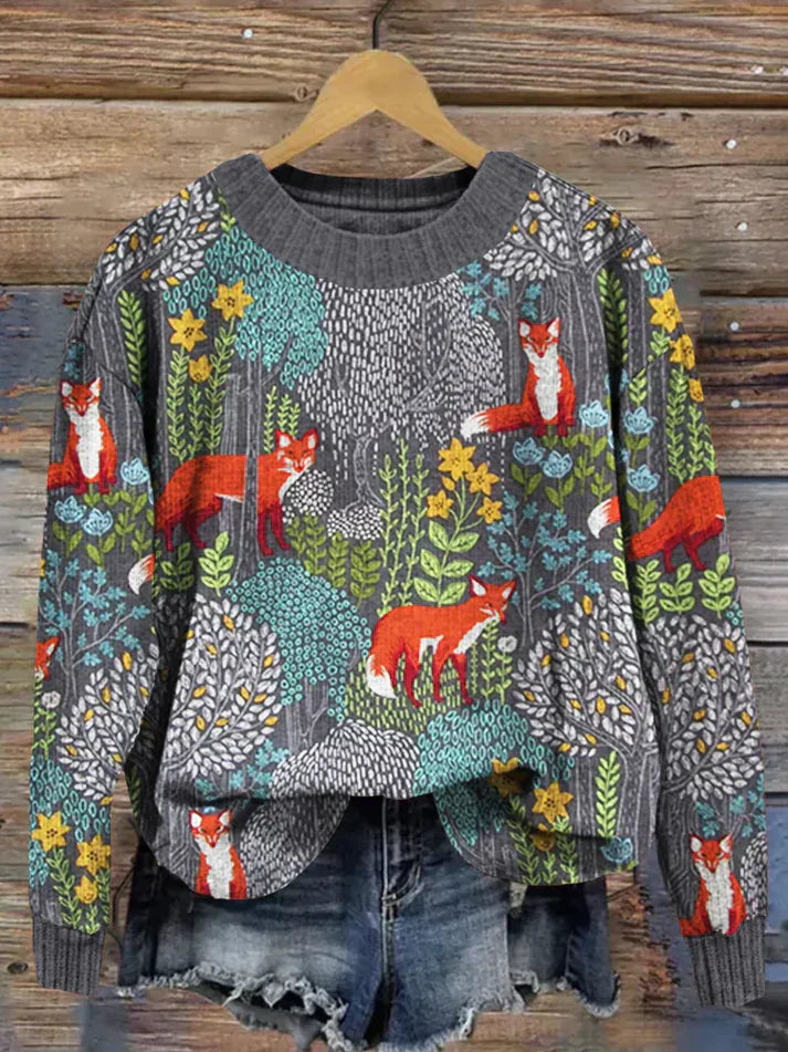 Retro Trui Vintage Look voor Vrouwen