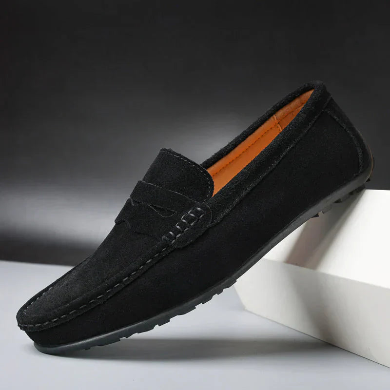 Casual Mocassins voor Dames Leer Bruin