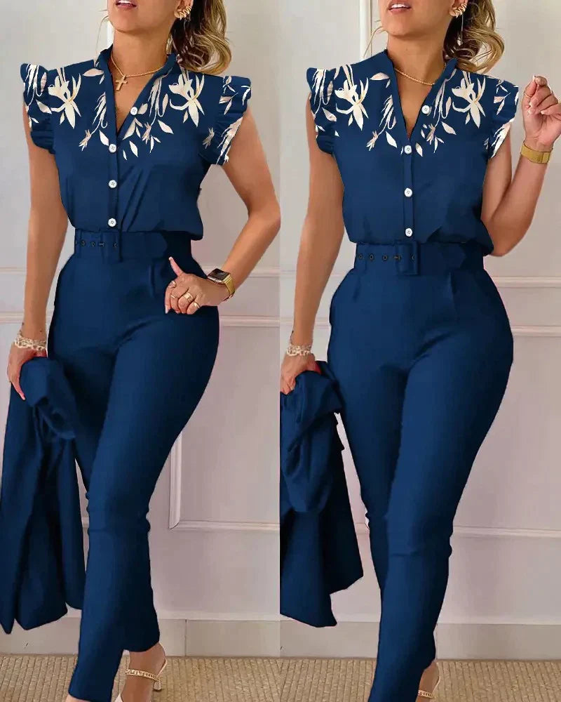 Viviana | Tweedelig Jumpsuit voor Vrijetijd