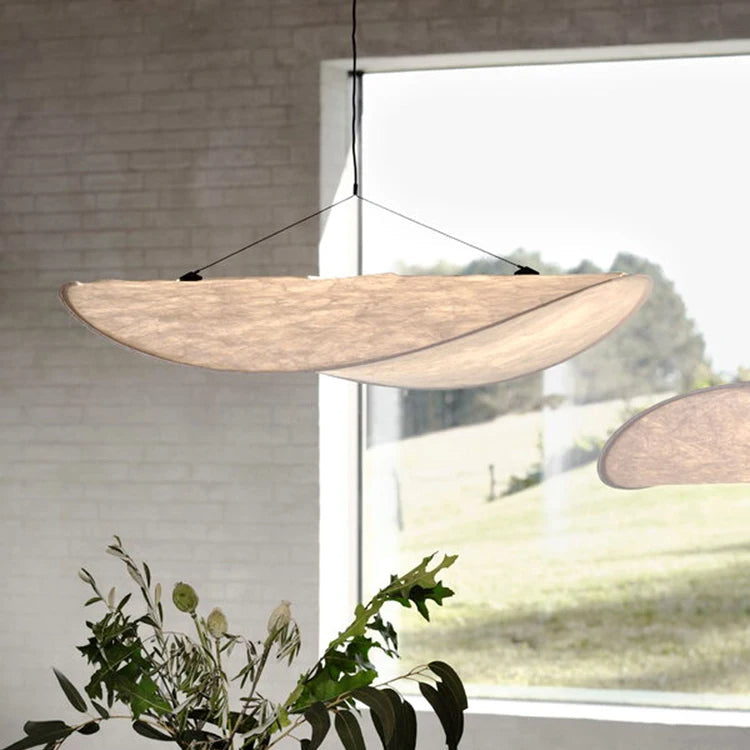 Hanglamp Japandi Handgeweven Zijde Wit Ø40 Ø60 Ø80 Slaapkamer Eetkamer