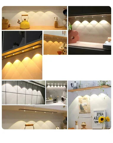 Draadloos Led Armatuur Met Bewegingssensor Oplaadbaar Dimbaar Binnen Plafondlamp