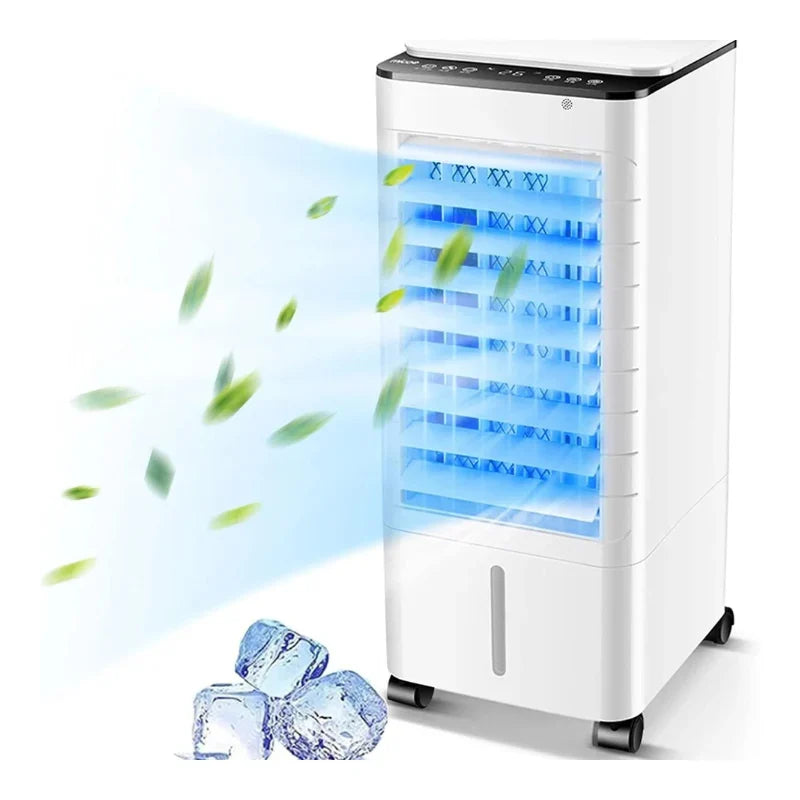 Draagbare Raambloze Aircooler met Afstandsbediening – 3-in-1 Luchtkoeler, Ventilator en Bevochtigingsfunctie voor Thuis en Kantoor