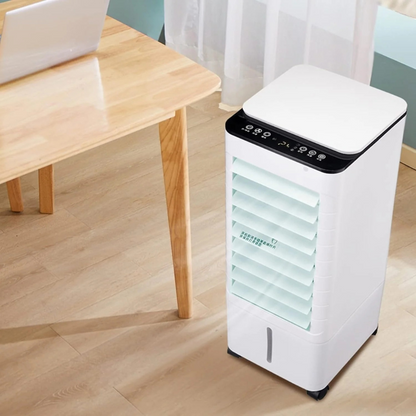 Draagbare Mobiele Aircooler 3-in-1 met 7L Watertank en Afstandsbediening – Energiezuinige Luchtbevochtiger met Timer voor Thuis en Kantoor
