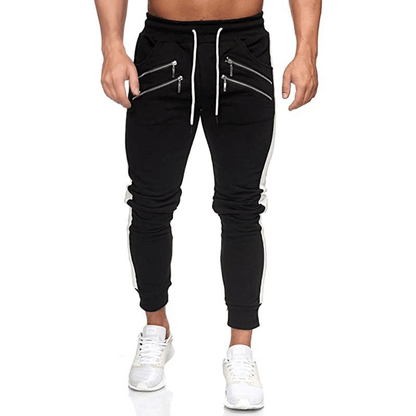 Joggingbroek Heren Zacht met Ritszakken en Elastische Band