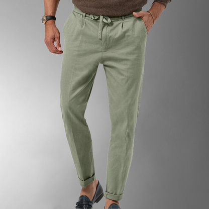 Linnen Broek Zomerkleurig Comfortabel Licht