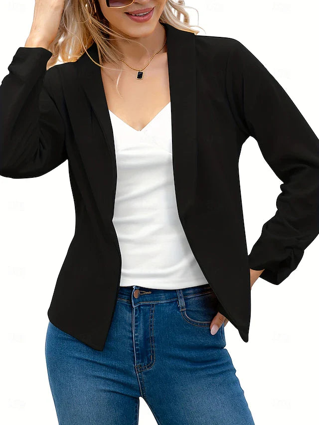 Elegante Dames Blazer Sartoriaal Maatwerk Stijl