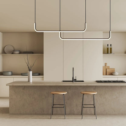 Dumont Bar Hanglamp Metaal Zwart LED Eettafel Kookeiland Moderne Hanglamp Scandinavisch Design