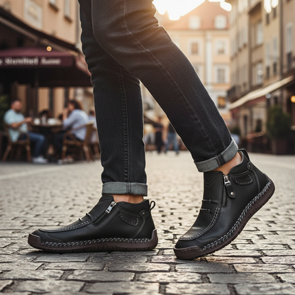 Orthopedische Heren Schoenen Comfortabel Leer