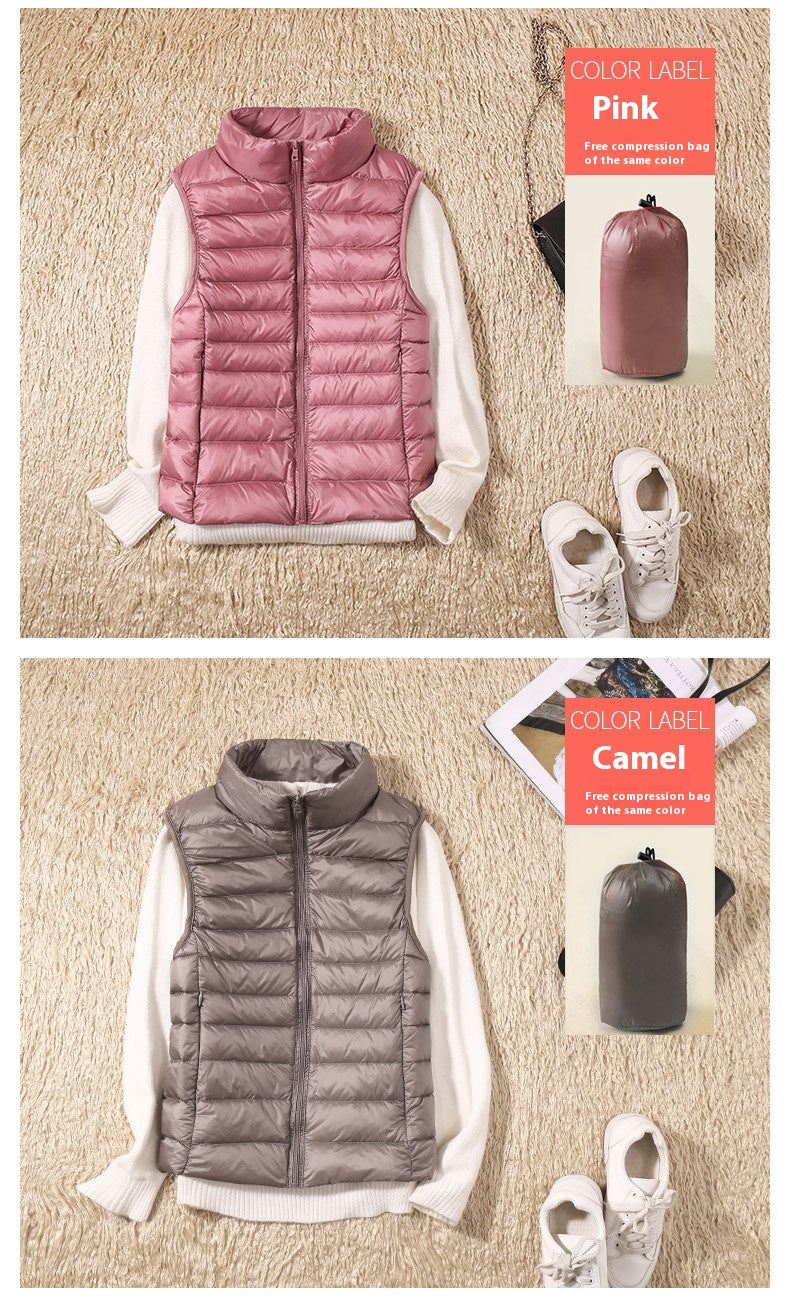 Dames Bodywarmer Warm Gewatteerd Lichtgewicht Vest