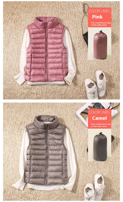 Dames Bodywarmer Warm Gewatteerd Lichtgewicht Vest