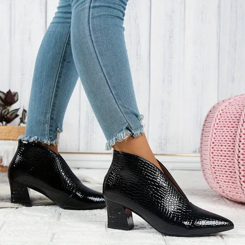 Vrouwelijke Laarzen Slip-On Lage Hak voor Dames - StudioMarella