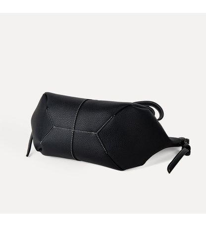 Dames Schoudertas Grote Tote Bag Leer Zwart