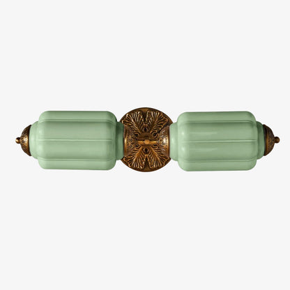 Eloise Vintage Scalloped Milk Glass Wall Sconce - Modern Accent Lighting for Bathroom and Bedroom