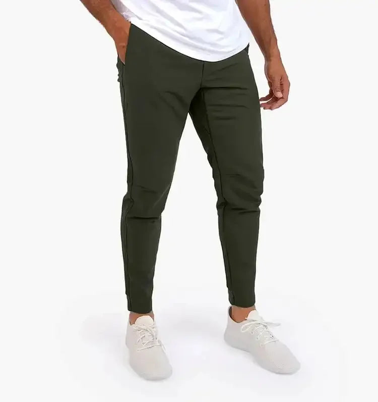 Heren Chino Broek Slim Fit Jogger Model