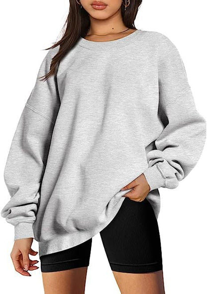 Dames Trui Oversized Ronde Hals Zacht en Comfortabel
