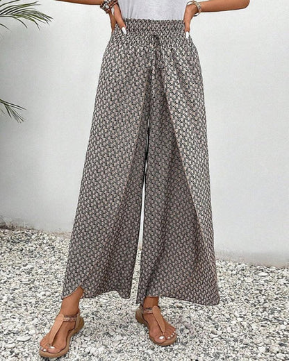 Pantaloni Palazzo Vrouwelijk Chic Zomerbroek