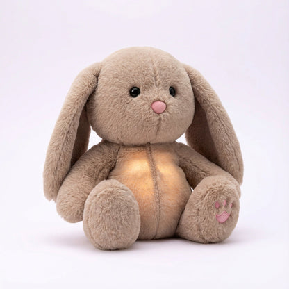 Ademende Knuffel met Zacht Licht en Rustgevende Beweging voor Kinderen