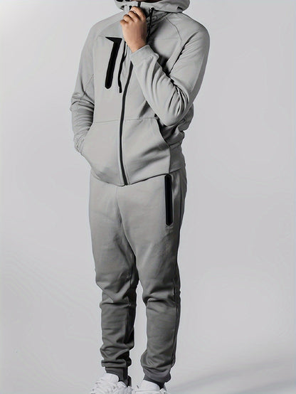 Lange Mouw Hoodie Stretch voor Heren en Dames