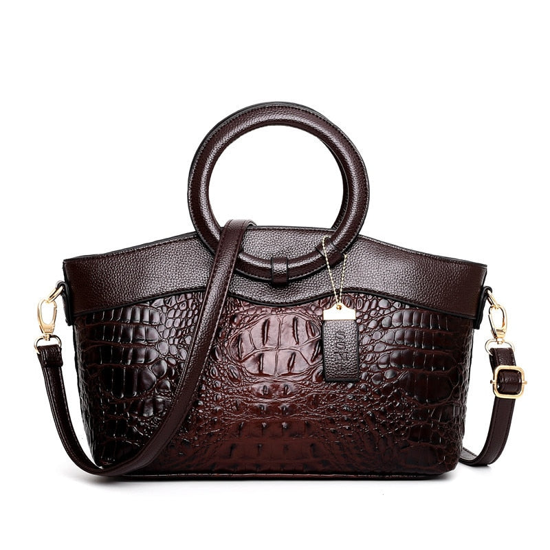 Krokodillenleer Handtas Luxe Design voor Dames