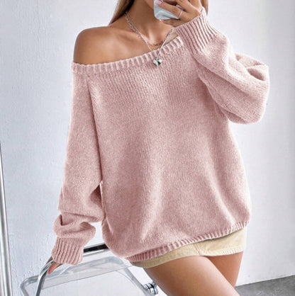 Dames Trui Off-shoulder Warm en Stijlvol