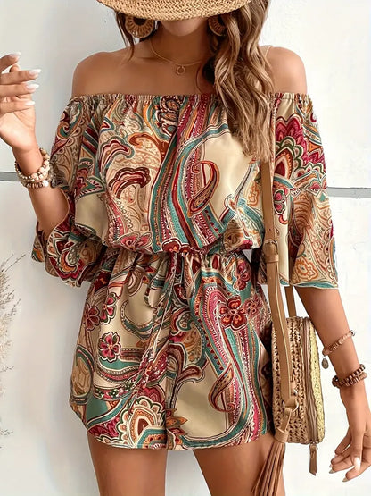 Stijlvolle Off-the-shoulder Jurk voor Vrouwen