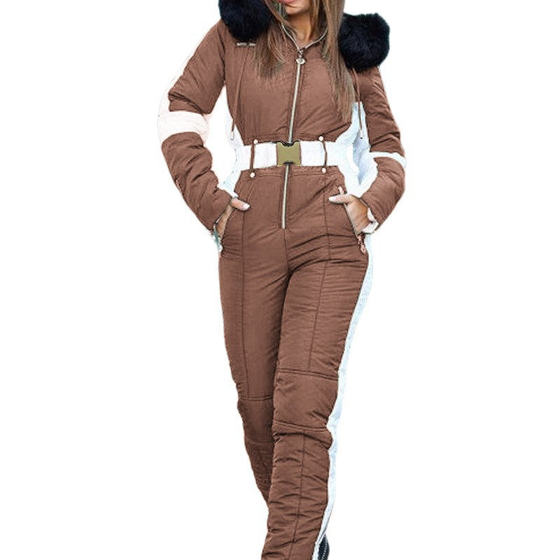 Dames Ski Overall Waterdicht en Winddicht met Taille