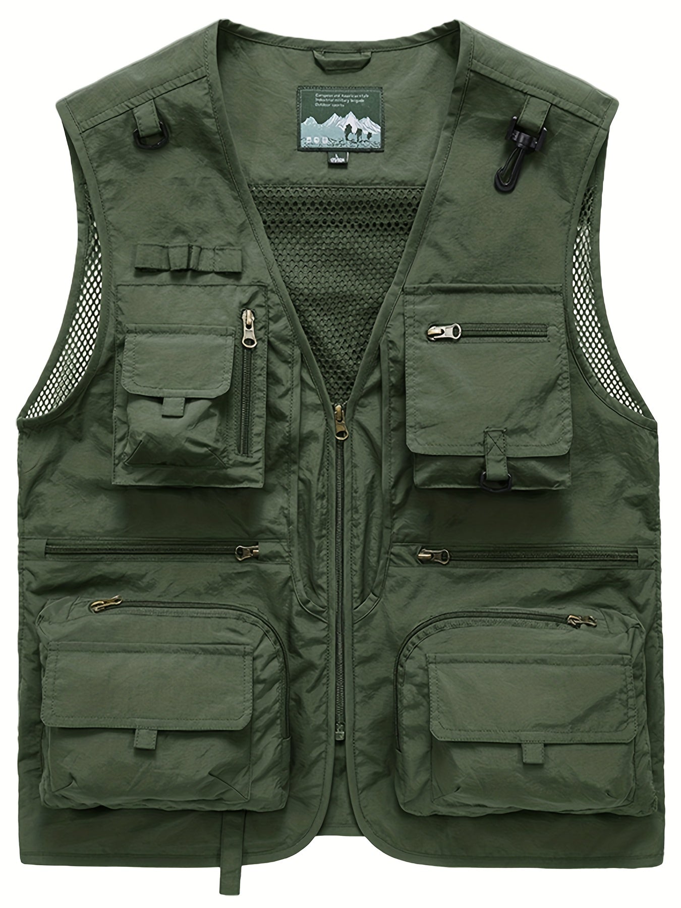 Dunne Heren Gilet met Ritszakken