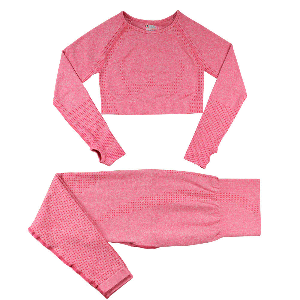 Yoga Set Dames Naadloze Legging en Sporttop