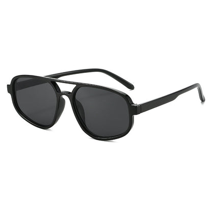 Dames Zonnebril Aviator Stijl Kleurige Lensen
