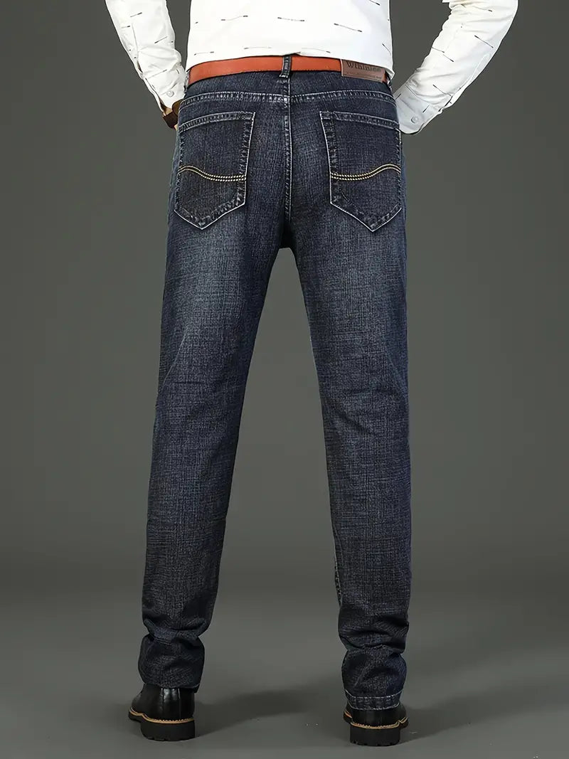 Heren Jeans Comfortabele Klassieke Fit