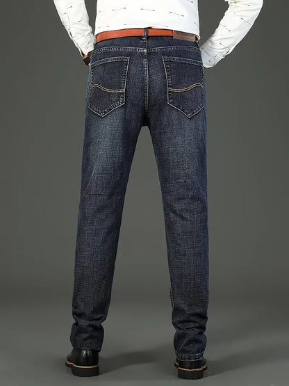 Heren Jeans Comfortabele Klassieke Fit