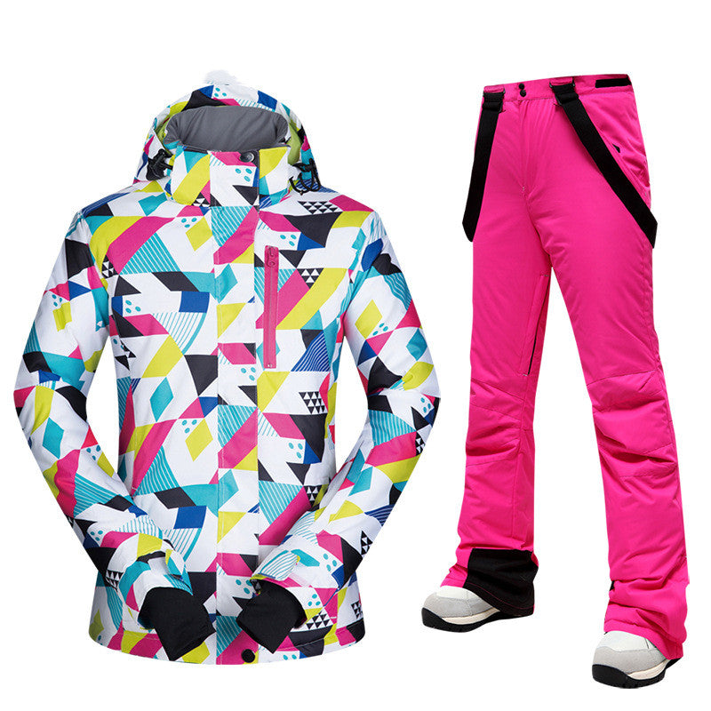 Dames Ski Pak Waterdicht 2-Delig Modern Design - StudioMarella