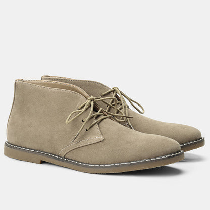 Heren Chukka Laarzen Bruin Leer Klassiek