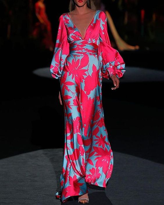 Vrouwen Jurk V-hals Elegante Zomerjurk - StudioMarella