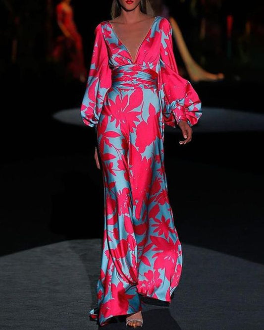 Vrouwen Jurk V-hals Elegante Zomerjurk - StudioMarella