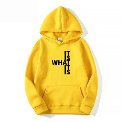 Dames Hoodie Met Leuke Tekst Print Zacht en Warm