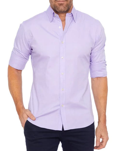 Heren Overhemd Slim Fit Stretch met Ritssluiting