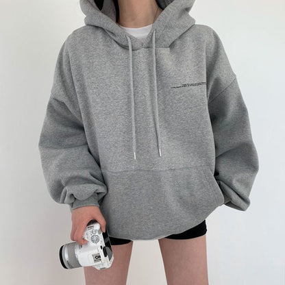 Dames Hoodie Space Print Casual Streetwear → Dames Hoodie Space Print Casual Straatmode