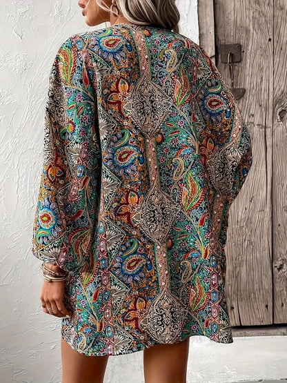 Dames Cardigan Grof Gebreid Boheemse Stijl