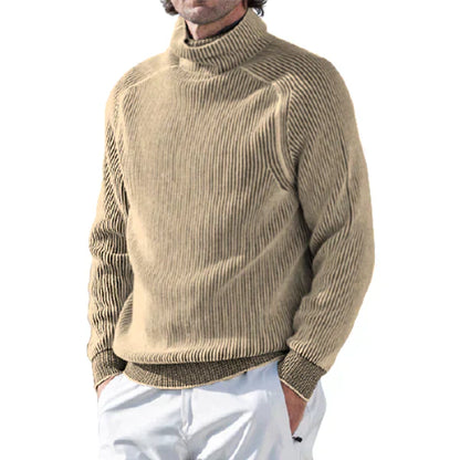 Heren coltrui Warm en Stijlvol Ribstructuur Wintercollectie