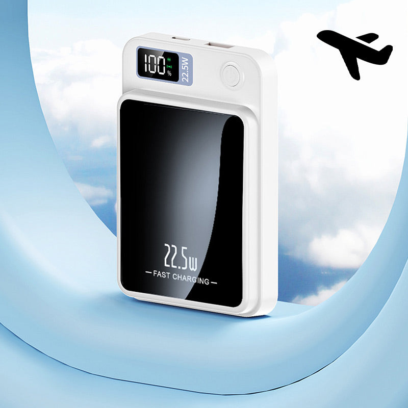 Draagbare Powerbank 20000mAh – Snellader met Draadloos Opladen