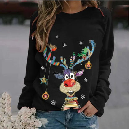 Kersttrui Girocollo voor Vrouw Warm en Comfortabel