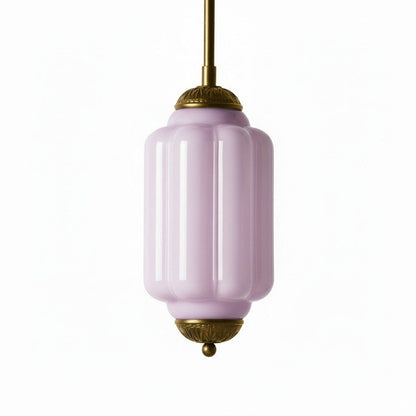 Vintage Melkglazen Hanglamp met Gegolfde Rand – Scandinavische Sfeerverlichting voor Keuken en Slaapkamer