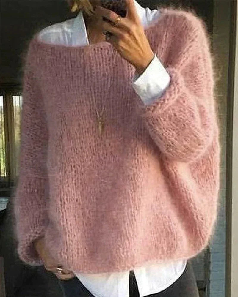 Dames Trui Off-shoulder Zacht Bontkleuren - StudioMarella