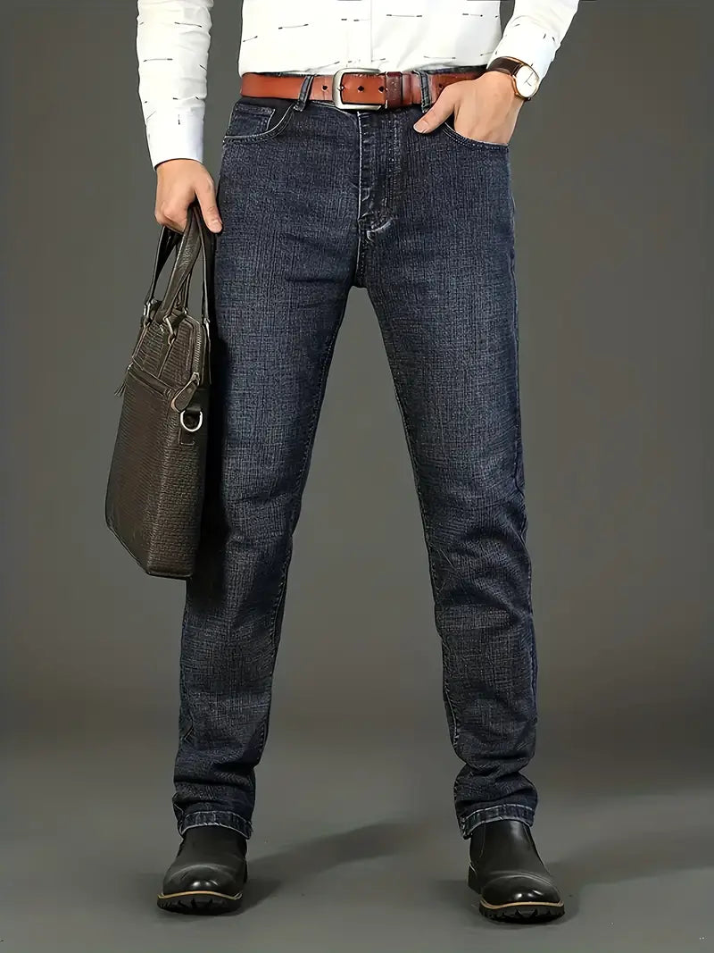 Heren Jeans Comfortabele Klassieke Fit