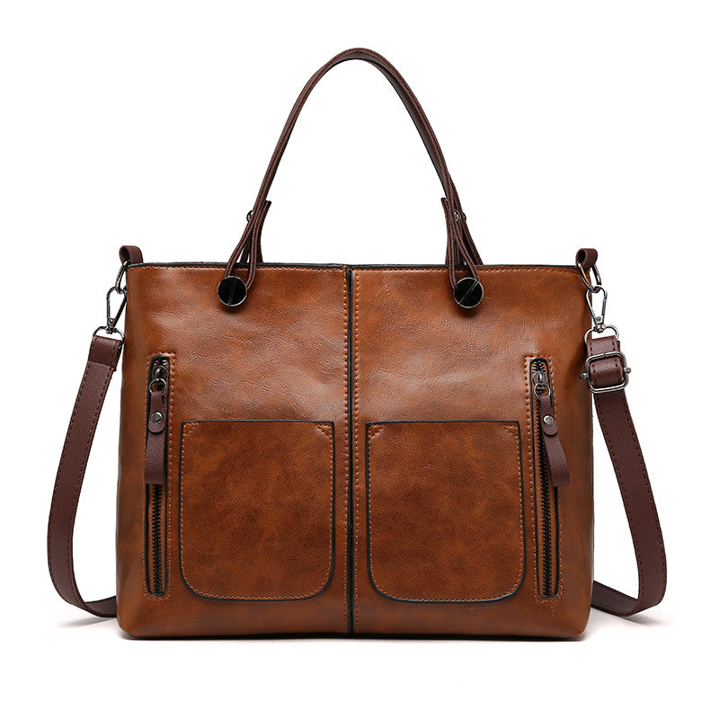 Lederen Schoudertas voor Dames Klassiek Design